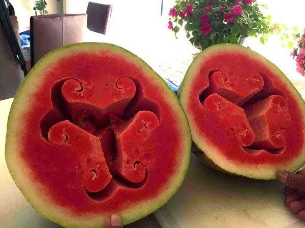 Watermelon Cracked Inside