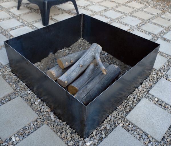 DIY fire pit metal