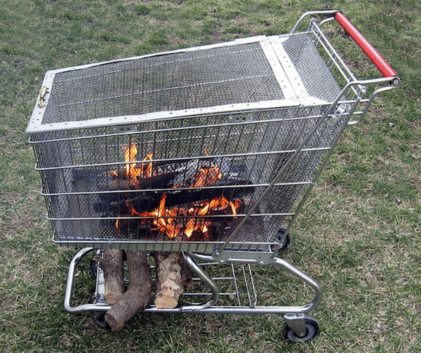 Fire Pit shopping cart
