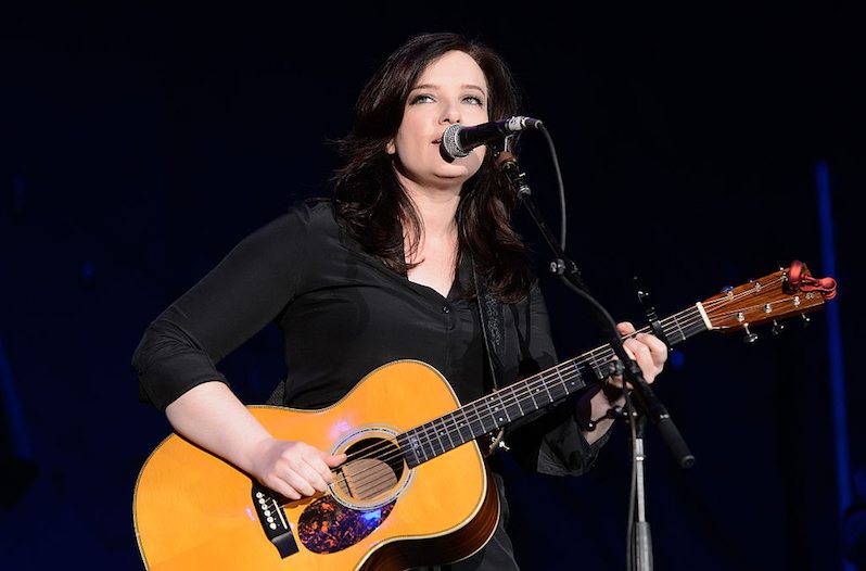 LONDON, UNITED KINGDOM - MARCH 07: Brandy Clark performs on stage during Day 1 of C2C at The O2 Arena on March 7, 2015 in London, United Kingdom.