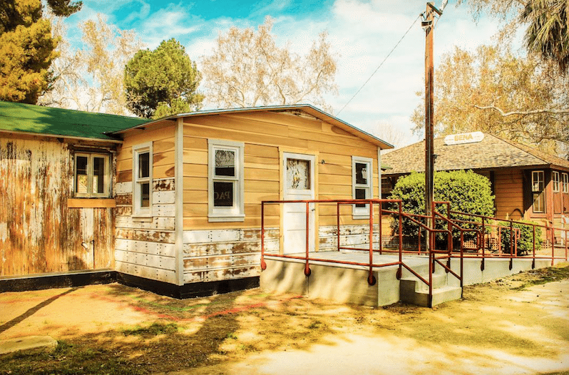 Merle Haggard boxcar home