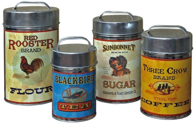 vintage canisters