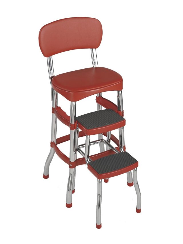 red step stool 