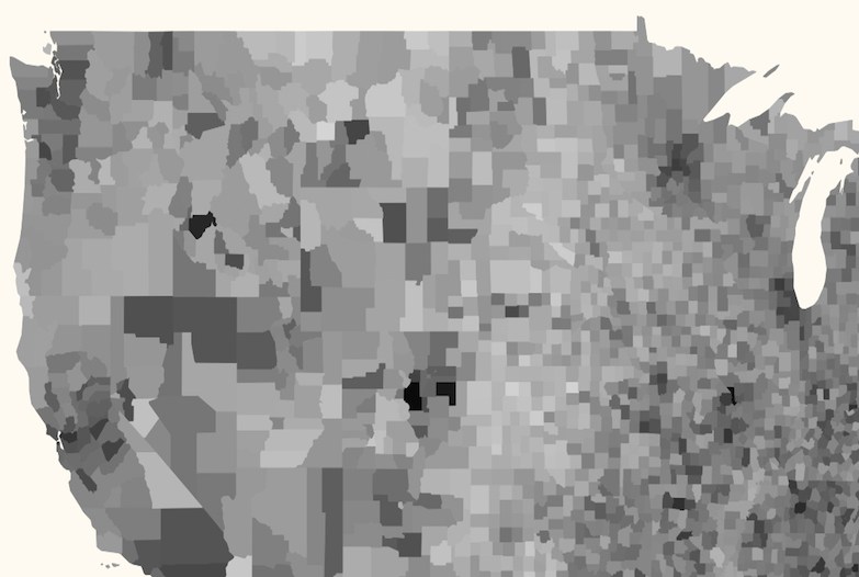 Map Shows the Average Commute Times Across the U.S.