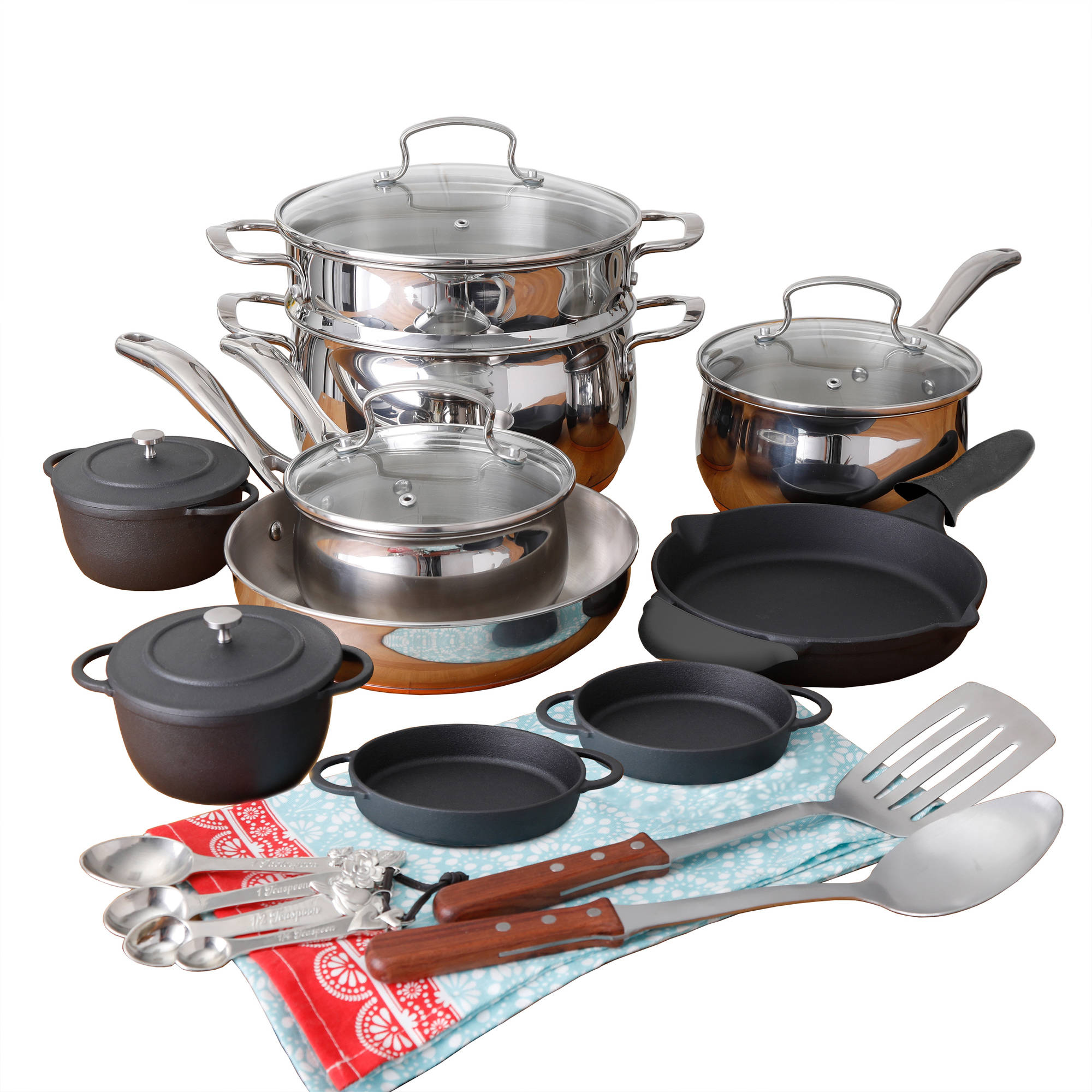 Offre Set De Cuisson Compact Inox 20 Pièces Seb chez Cora