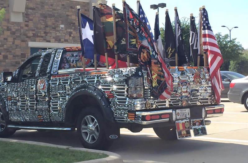 patriotic truck
