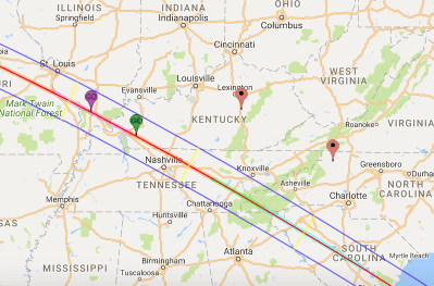 Great American Eclipse: Map Shows Where You'll Be Able to See It