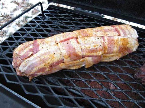 Smoked Bologna with Bacon