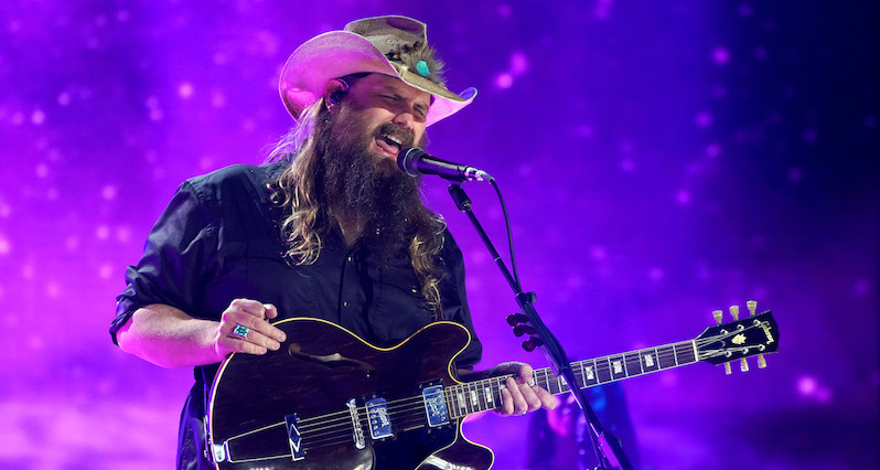 NASHVILLE, TENNESSEE - JUNE 09: Chris Stapleton performs onstage for the 2021 CMT Music Awards at Bridgestone Arena on June 09, 2021 in Nashville, Tennessee.