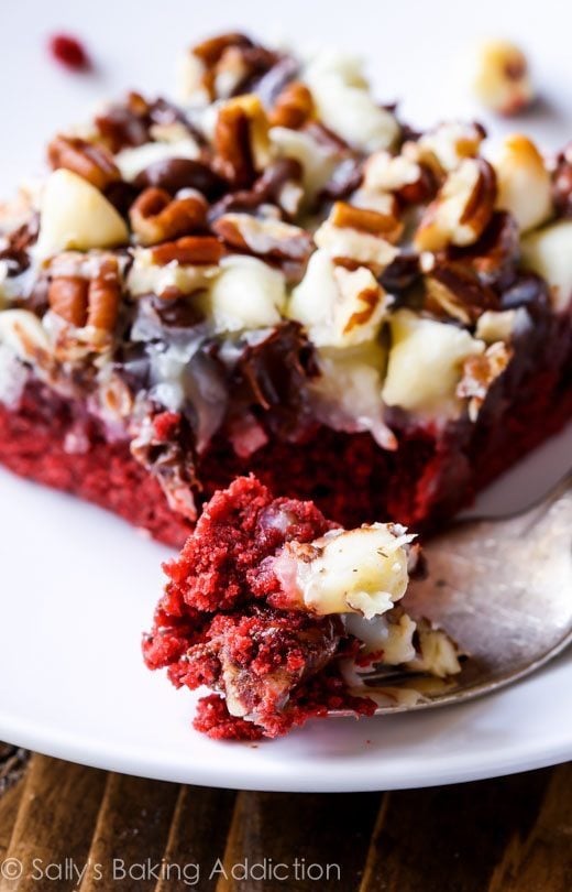 Red Velvet Seven Layer Bars