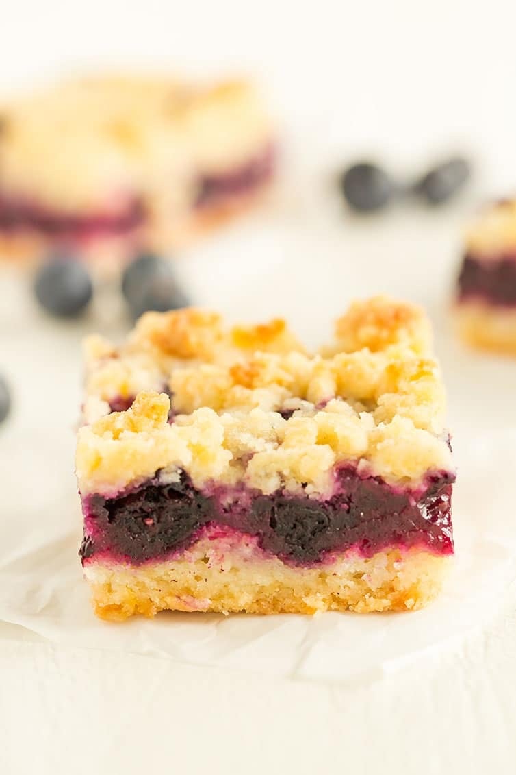 Blueberry crumb bars recipe