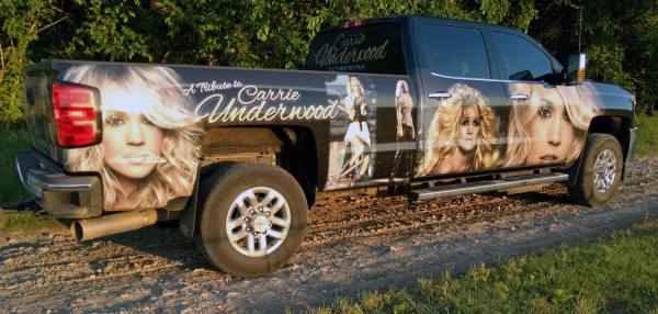 Carrie Underwood truck
