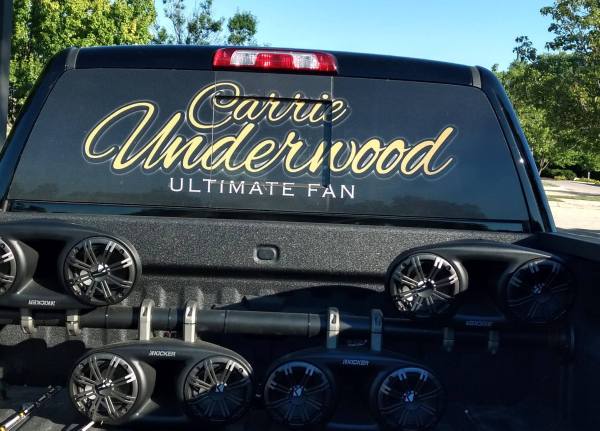 Carrie Underwood truck