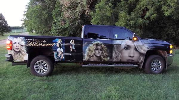 Carrie Underwood truck
