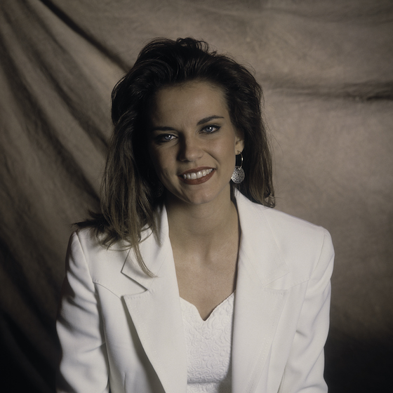Martina McBride at Farm Aid in Ames, Iowa , April 24, 1993 . 