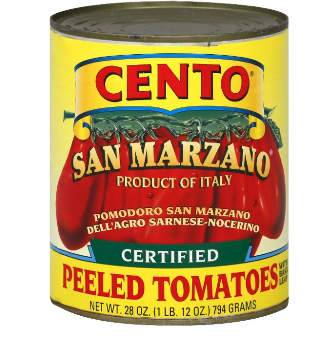 Cento San Marzano Peeled Tomatoes 28 oz