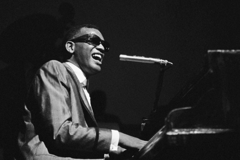 American singer, songwriter and pianist, Ray Charles (1930 - 2004) performing at the Olympia in Paris, France on May 18, 1962. (Photo by REPORTERS ASSOCIES/Gamma-Rapho via Getty Images)