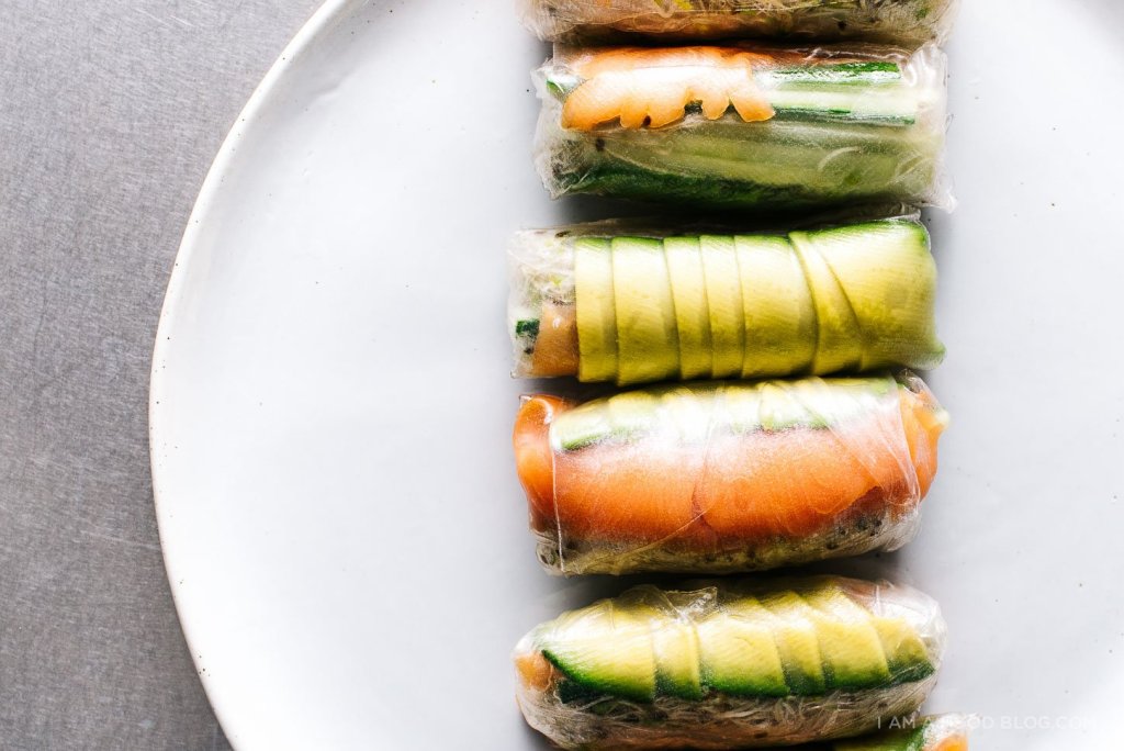 Smoked Salmon Summer Rolls Smoked Salmon Summer Rolls