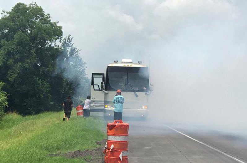 Shenandoah bus fire