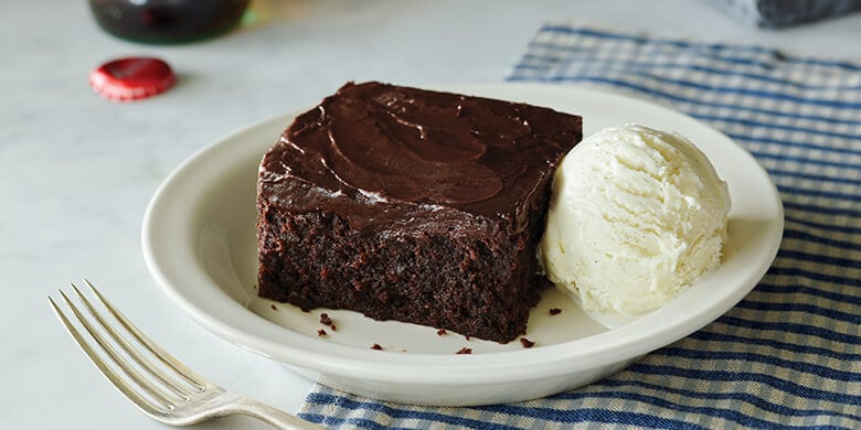 double fudge coca-cola cake