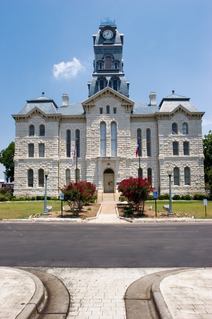 Historic courthouse in Granbury Texas