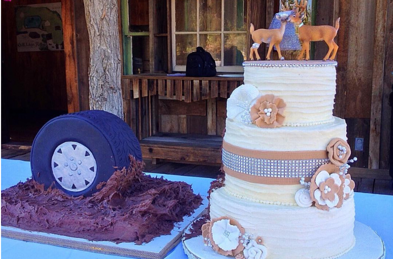 redneck wedding cakes