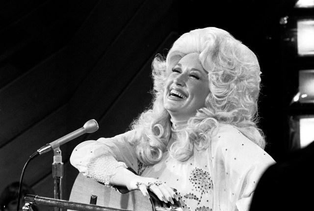 Dolly Parton at the Phil Donahue Show at WGN Television in Chicago, Illinois, April 30, 1977