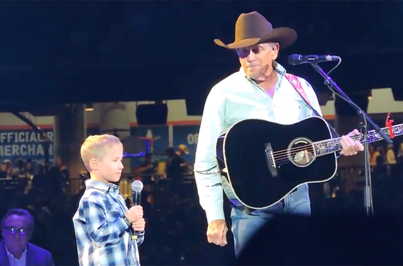George Strait Shared the Stage With Grandson at 2019's RodeoHouston