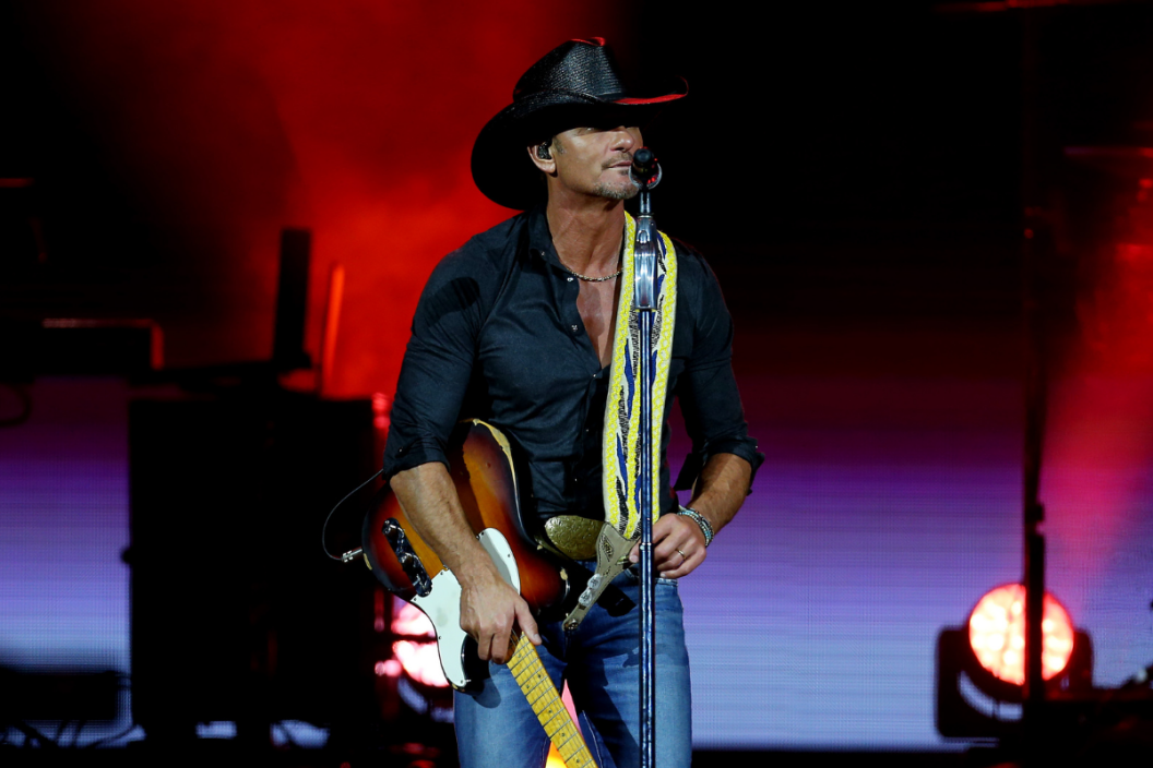 Tim McGraw performs during Country2Country at Qudos Bank Arena on September 28, 2019 in Sydney, Australia. (Photo by Don Arnold/WireImage)