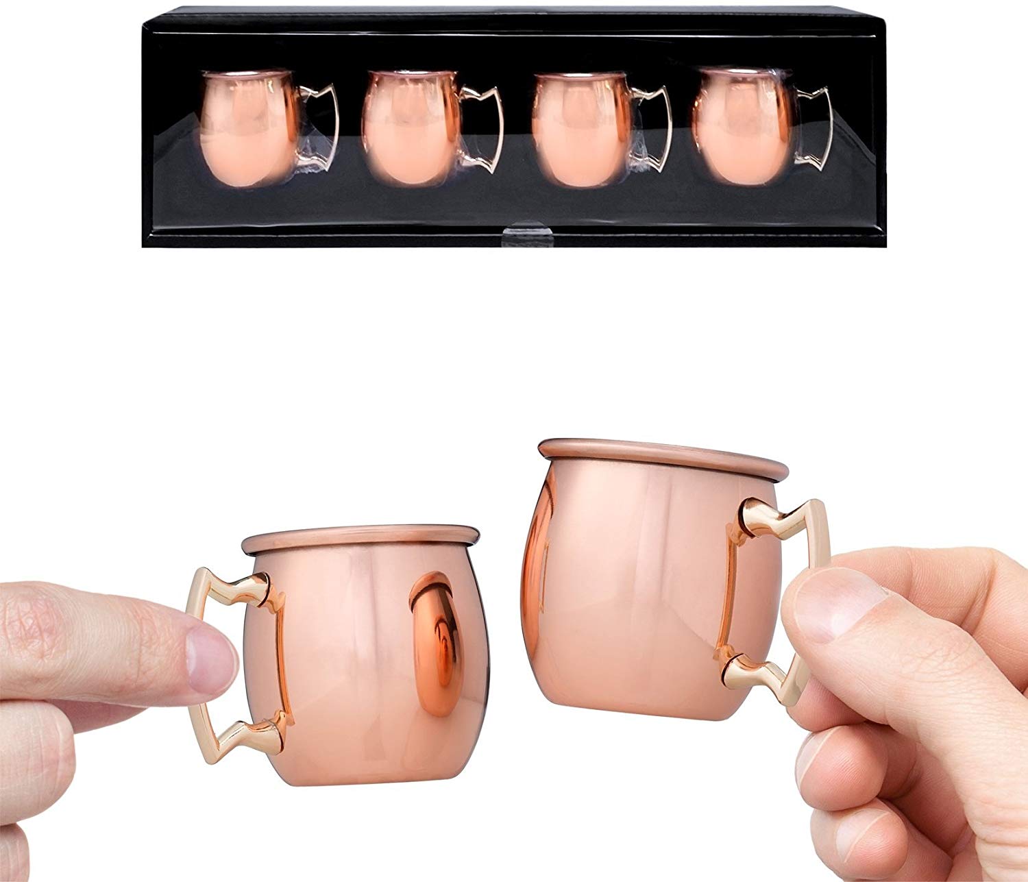Moscow Mule Shot Glasses - 2-ounce (Set of 4)