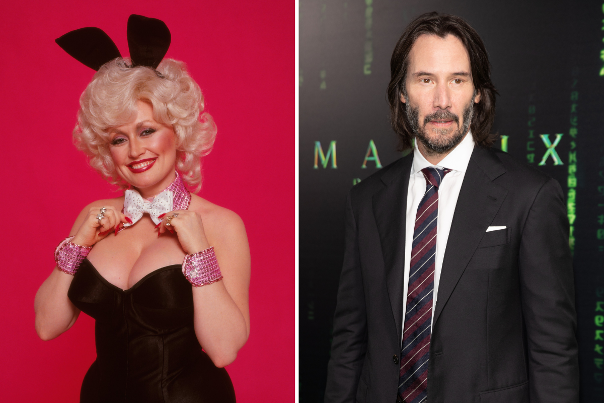 Keanu Reeves Has an Unlikely Tie to an Iconic Dolly Parton Outfit