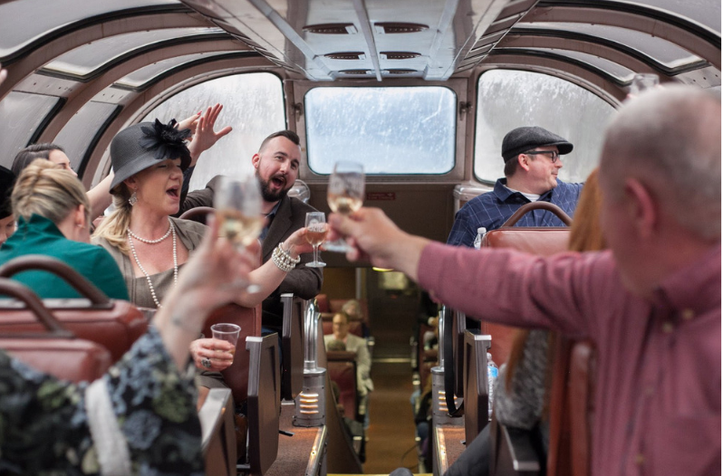 Whiskey and Wine on the Rails