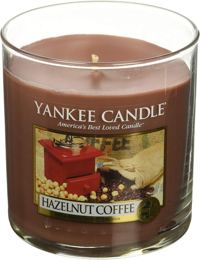 Yankee Candle Hazelnut Coffee Small Single Wick Tumbler Candle, Food & Spice Scent