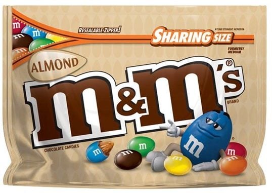 almond M&Ms