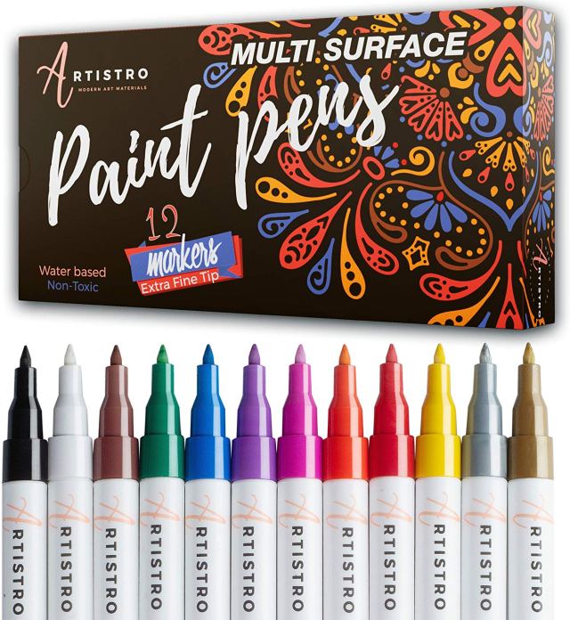 Paint pens for Rock Painting