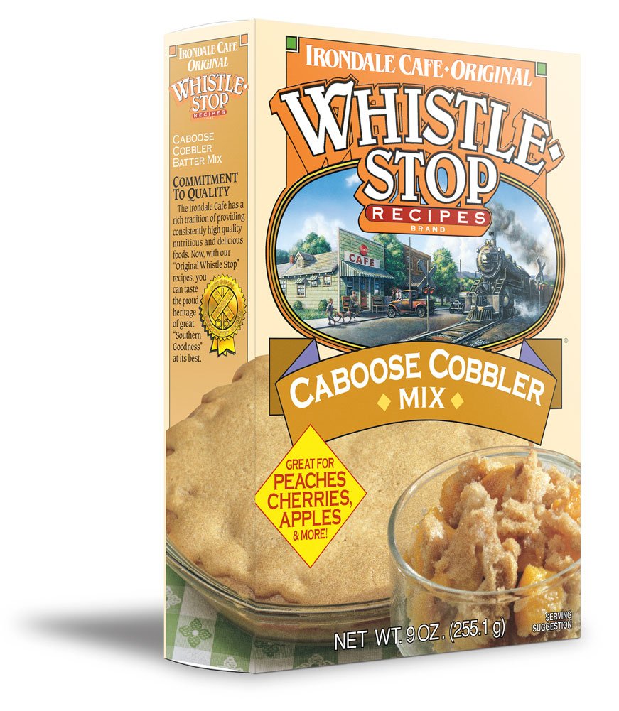 Original WhistleStop Cafe Recipes | Caboose Cobbler Batter Mix | 9-oz | 1 Box