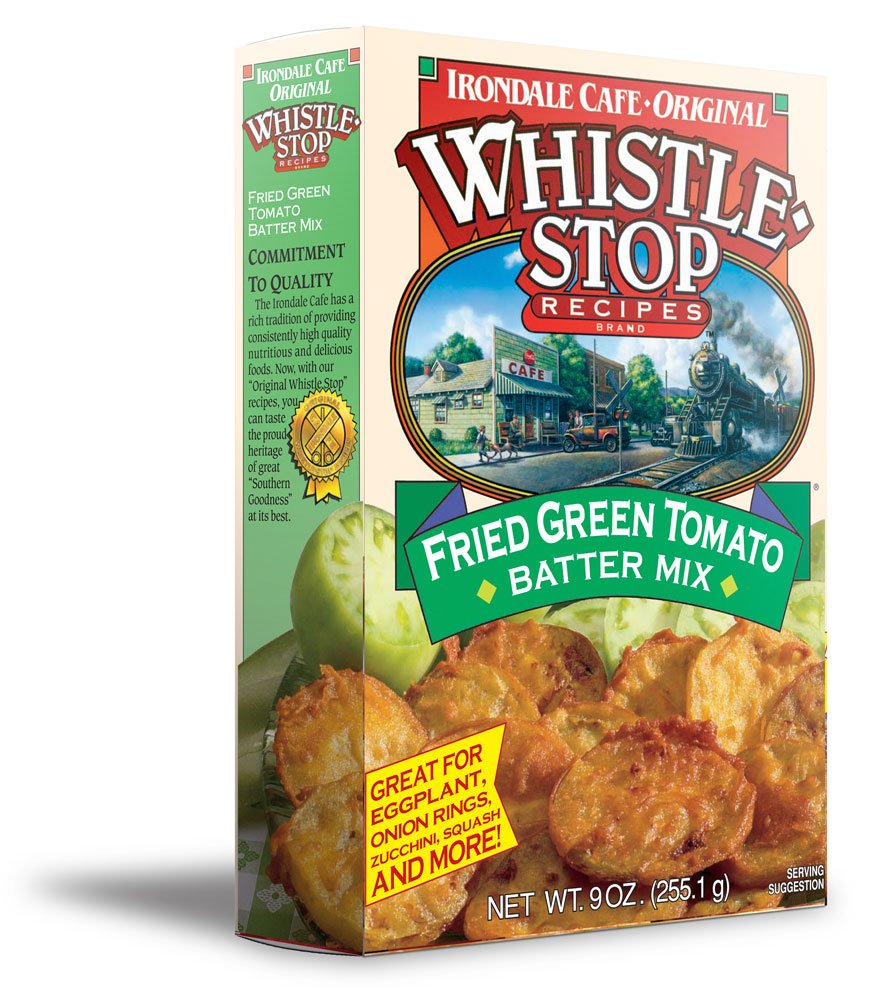 Original WhistleStop Cafe Recipes | Fried Green Tomato Batter Mix | 9-oz | 1 Box
