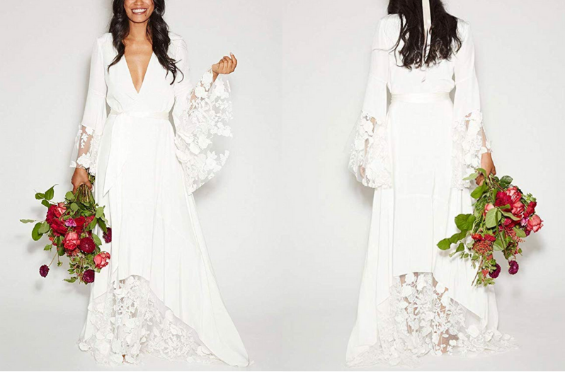 hippie wedding dress