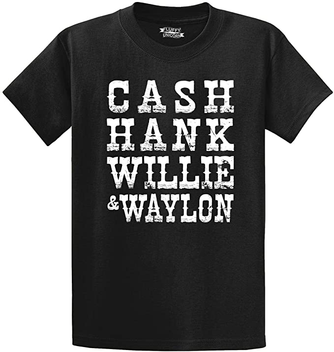 Comical Shirt Men's Cash Hank Willie Waylon T-Shirt