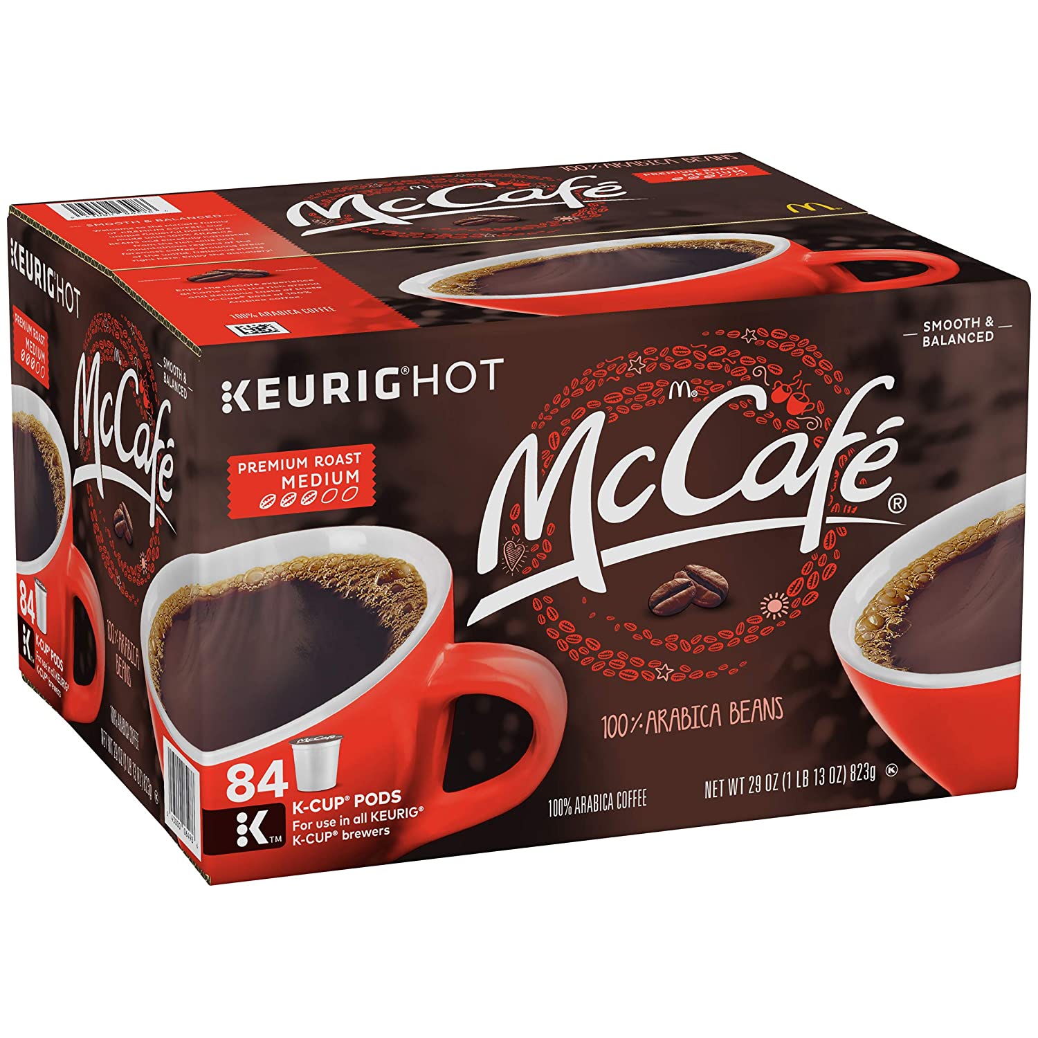 McCafe Premium Roast Keurig K Cup Coffee Pods, 84 Count (Pack of 1)
