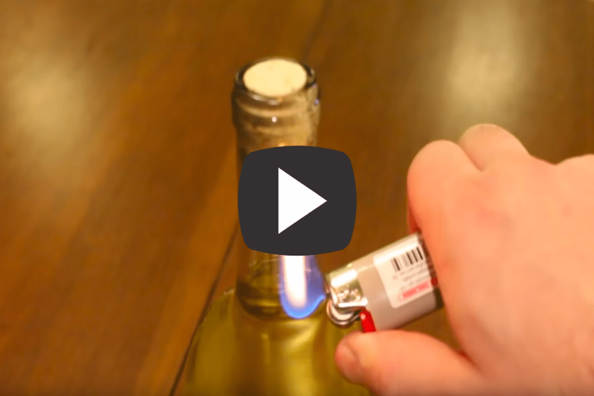 How to Open a Bottle Without an Opener