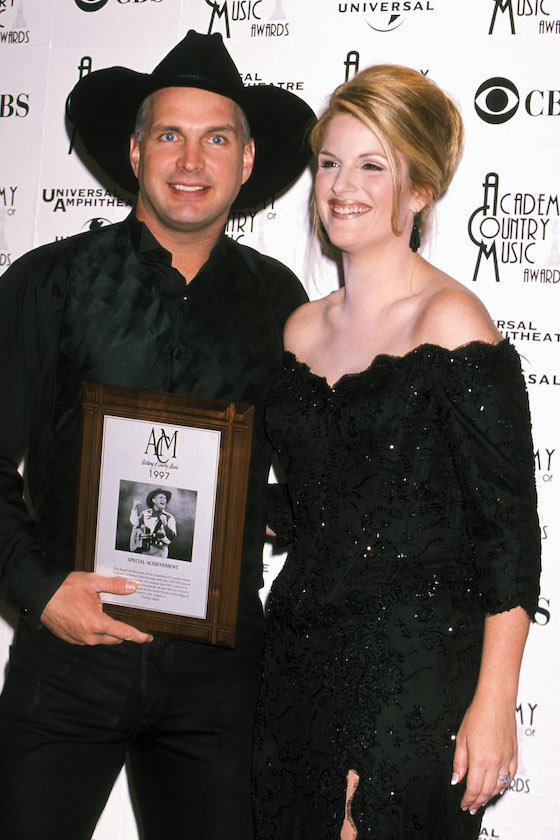 Garth Brooks and Trisha Yearwood during 33rd Annual Academy of Country Music Awards at Universal Ampitheater in Universal City, California, United States.