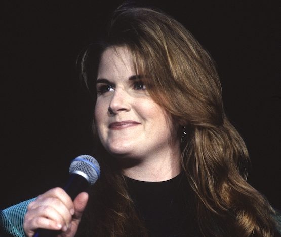 Trisha Yearwood performs at Shoreline Amphitheatre on September 24, 1994 in Mountain View, California.