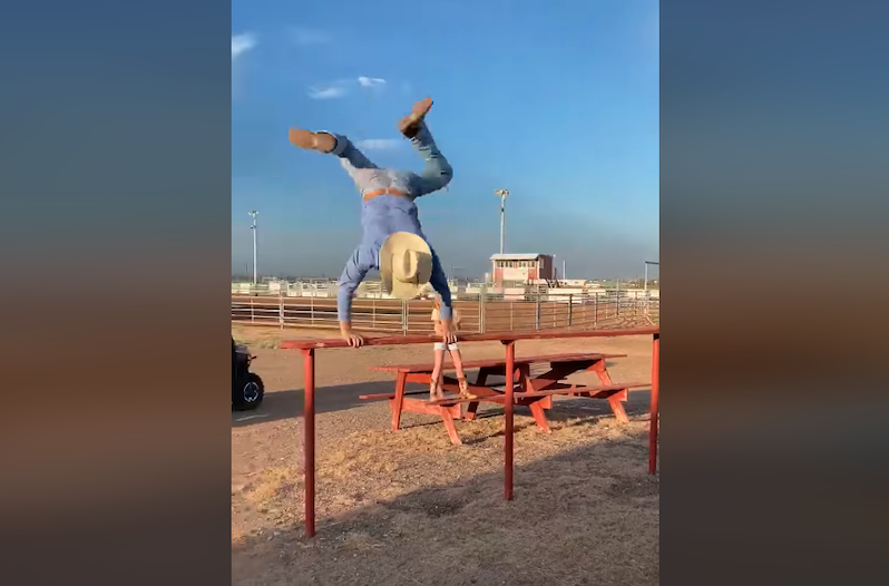 Cowboy Gymnastic Routine
