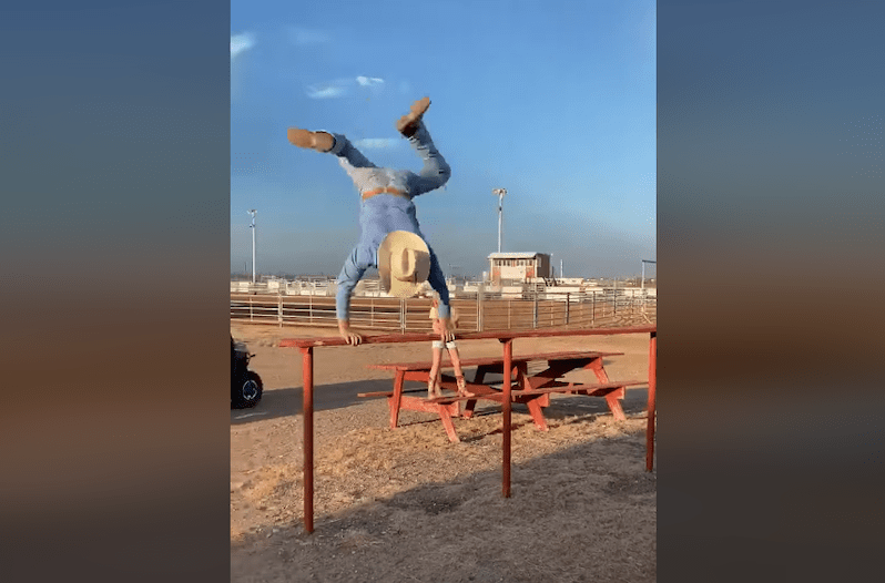 Cowboy Gymnastic Routine