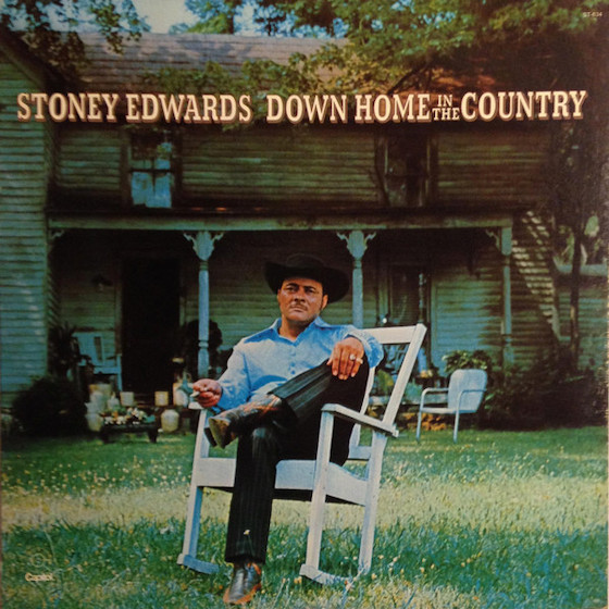 Album artwork for Stoney Edwards' 1971 breakthrough 'Down Home in the Country'