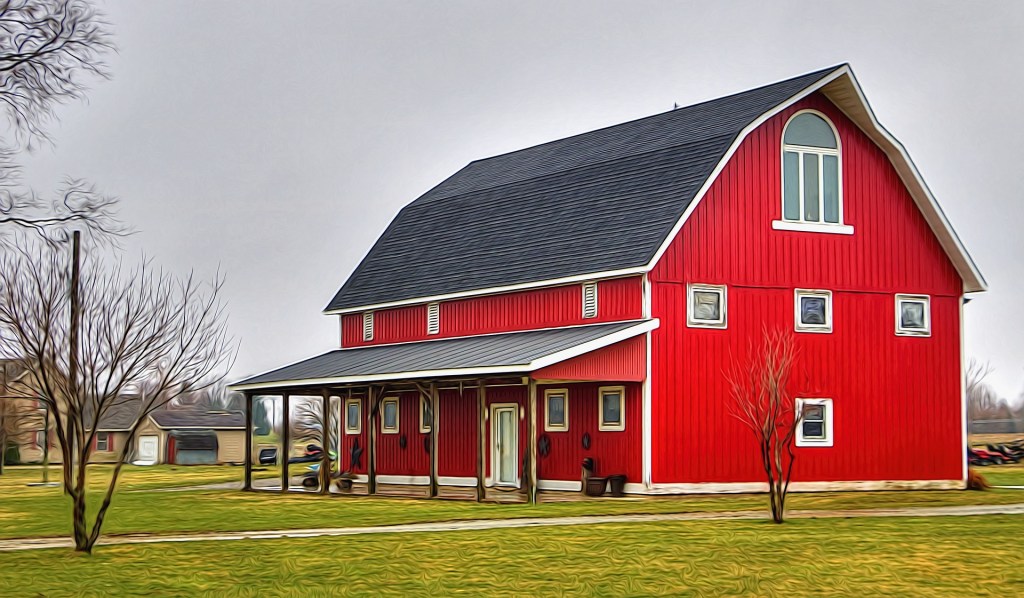 red barn home