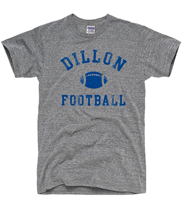 DirtyRagz Men's Dillon Panthers Football T-Shirt Grey