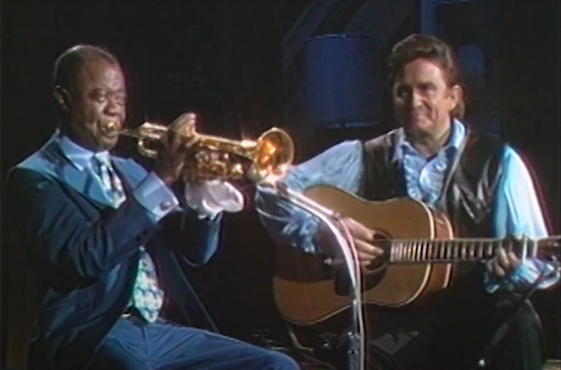 Johnny Cash Louis Armstrong