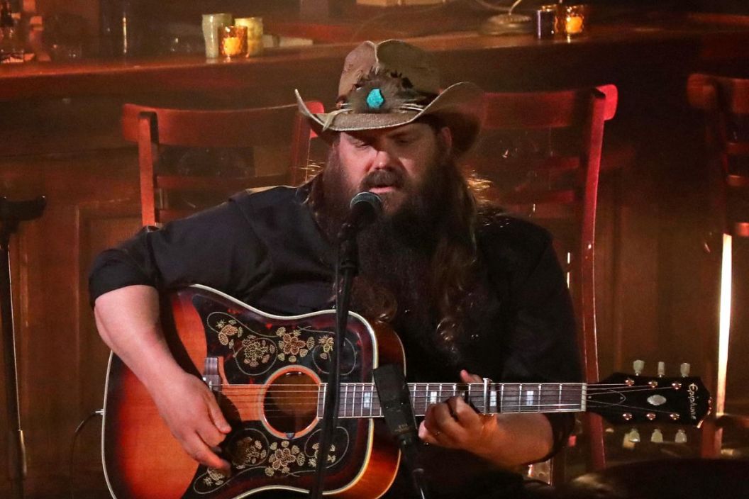 In this image released on April 18, Chris Stapleton performs at the 56th Academy of Country Music Awards at the Bluebird Cafe on April 18, 2021 in Nashville, Tennessee.